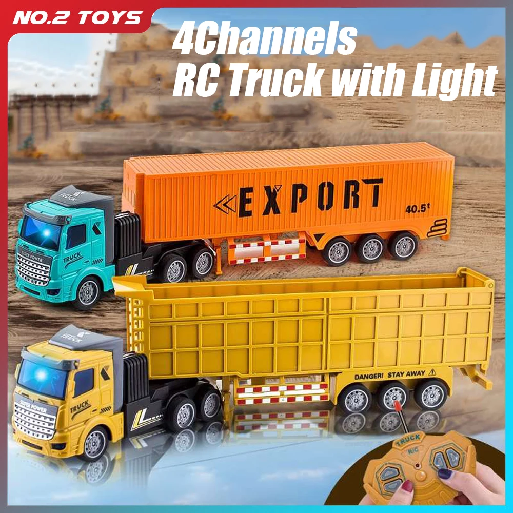 Heavy Equipment Vehicles - 1/48 Ölçekli RC Konteyner Kamyon Oyuncak