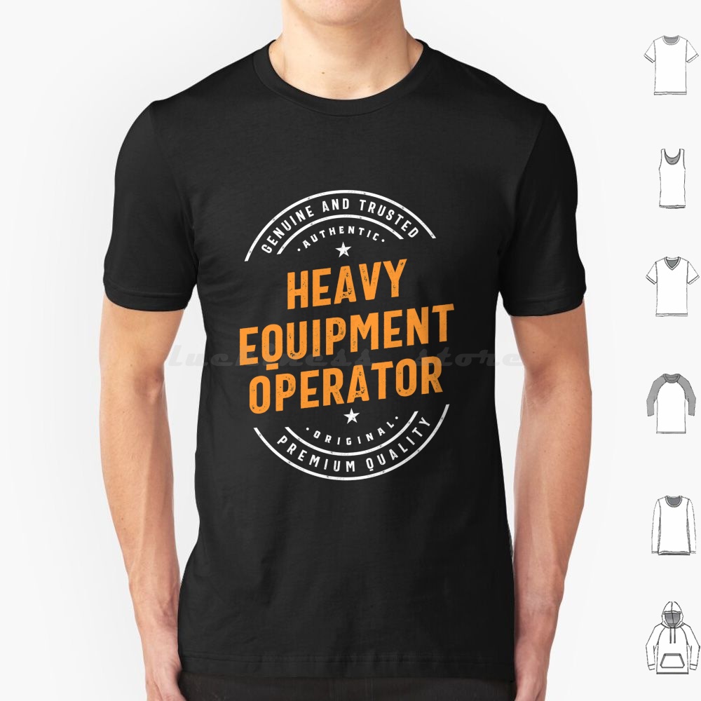 Heavy Equipment Jobs - Ağır İş Makinesi Operatörü Tişörtü 6xl