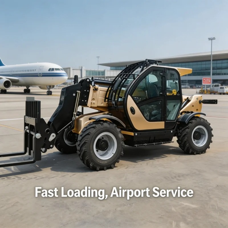 Telescopic Handler Boom - FOB 4x4 Teleskopik Bomlu Yükleyici, Çiftlik