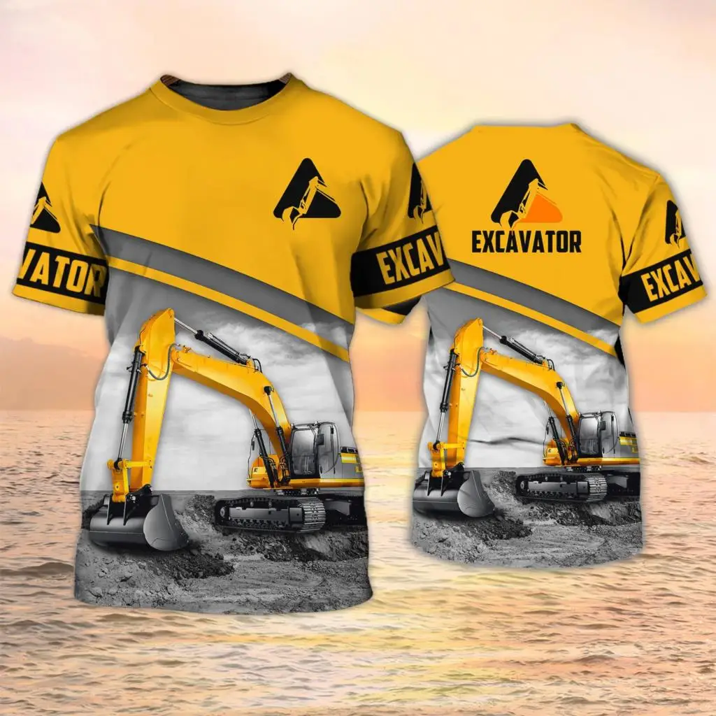 Heavy Equipment Operator Shirts - Ekskavatör Tişörtleri Ağır Ekipman Operatörü 3D